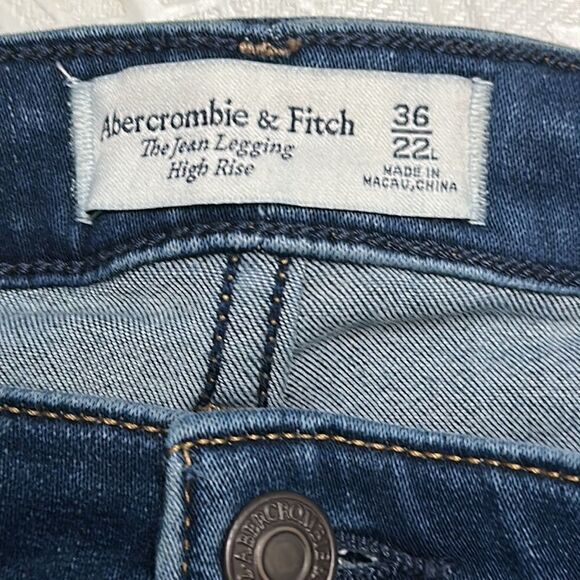 Abercrombie & fitch women’s high rise skinny jeans size 36X22 - Picture 5 of 8